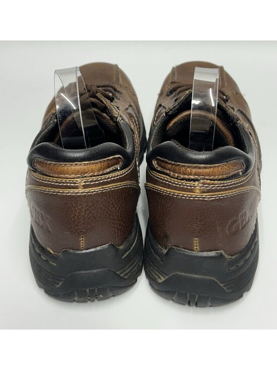GBX Billiard Mens Shoes 12 Brown Leather Chunky Oxford Casual Shoes Lug Sole Y2K main image 5